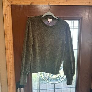 LuLaRoe Forest Green Crew Neck Sweater